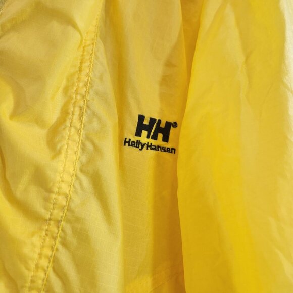 Vintage Helly Hansen 1/2 Zip Pullover Windbreaker Yellow Mens - Picture 4 of 9